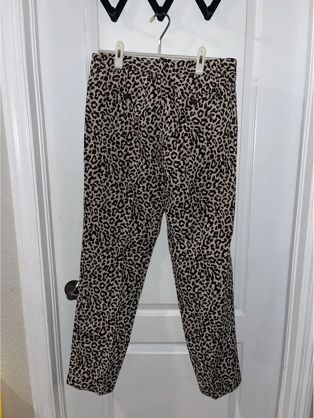 J. Crew Leopard Cafe Capri Pant - Size 6 Tall